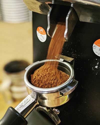 freshly ground speciality coffee